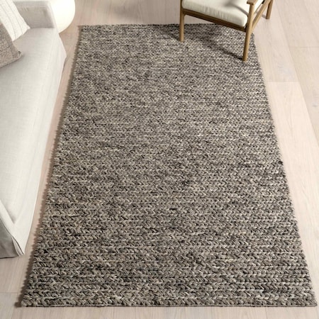Nuloom Penelope Braided Wool Area Rug 6ft x 9ft CB01K-609
